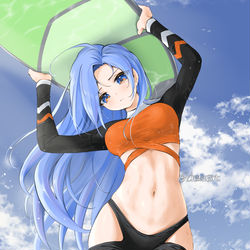This is a pixiv picture whose title is Surfer Minah.