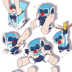 This is a pixiv picture whose title is mole world kevin logs2.