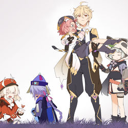 This is a pixiv picture whose title is 原神ロリPT.