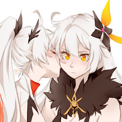 This is a pixiv picture whose title is love yourself or something.