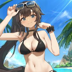 This is a pixiv picture whose title is 夏.