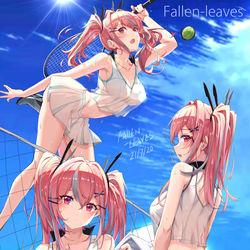 This is a pixiv picture whose title is 妹妹打网球(*^▽^*).