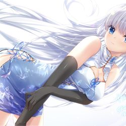 This is a pixiv picture whose title is チャイナしろは.
