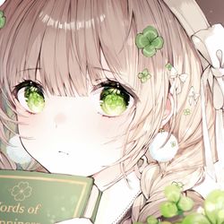 This is a pixiv picture whose title is 🍀.