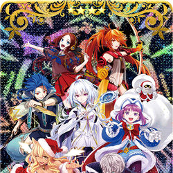 This is a pixiv picture whose title is 【FGOAC】「ハッピー・アニバーサリー・レコード」【概念礼装】.