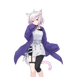 This is a pixiv picture whose title is VTuber 遊笑.