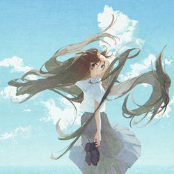 This is a pixiv picture whose title is 海に行きたいっす.