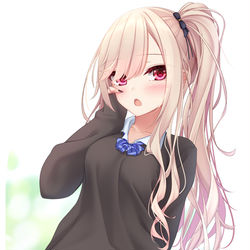 This is a pixiv picture whose title is サイドテール.