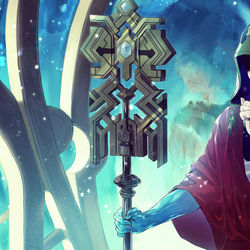 This is a pixiv picture whose title is 水晶公.
