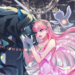 This is a pixiv picture whose title is 竜とそばかすの姫.