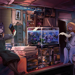 This is a pixiv picture whose title is Ame's Day Off [2/5].