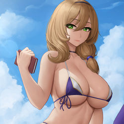 This is a pixiv picture whose title is [原神] リサ / Lisa.