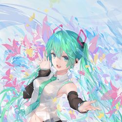 This is a pixiv picture whose title is V4X !.