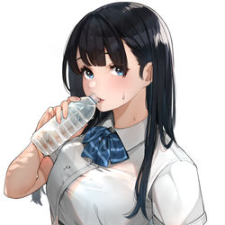 This is a pixiv picture whose title is 制服女の子.
