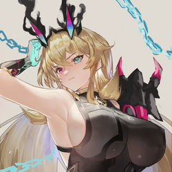 This is a pixiv picture whose title is ガウェ子.