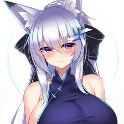 This is a pixiv picture whose title is ﾁｬｲﾅﾄﾞﾚｽきつね.