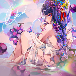 This is a pixiv picture whose title is Summer 🍇.