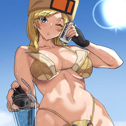 This is a pixiv picture whose title is 【GGST ミリアちゃん】.