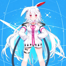 This is a pixiv picture whose title is 宇宙兎.