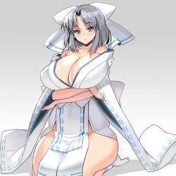 This is a pixiv picture whose title is 閃乱カグラ　雪泉.