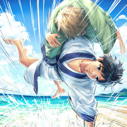 This is a pixiv picture whose title is 海の日'21.