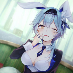 This is a pixiv picture whose title is バニーのエウルアちゃん.
