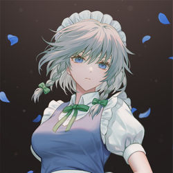 This is a pixiv picture whose title is 十六夜咲夜.