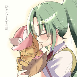 This is a pixiv picture whose title is ひぐらし卒感想絵　5話.