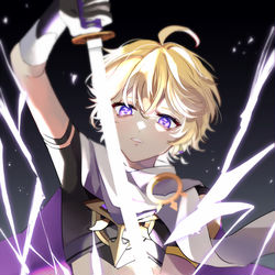 This is a pixiv picture whose title is 雷空.
