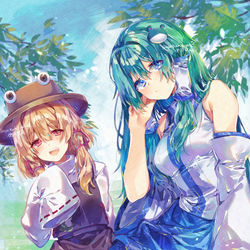 This is a pixiv picture whose title is すわさな.