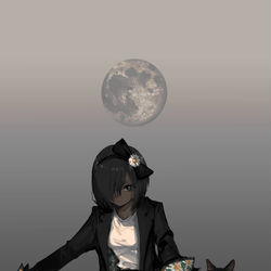 This is a pixiv picture whose title is 褐色魔女.