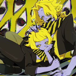 This is a pixiv picture whose title is Deuce！.