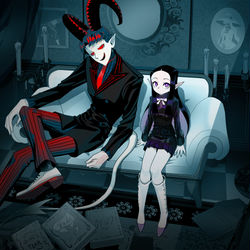 This is a pixiv picture whose title is Night at storeroom Vanity mirror.