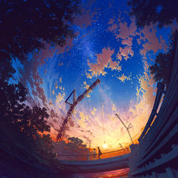 This is a pixiv picture whose title is もう少しだけ.