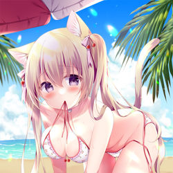 This is a pixiv picture whose title is 見たいの…？.