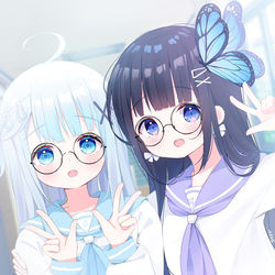 This is a pixiv picture whose title is Forever together.