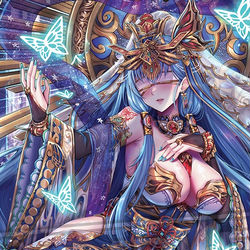 This is a pixiv picture whose title is 【正邪決】TCG第9弾「殷溫嬌」.