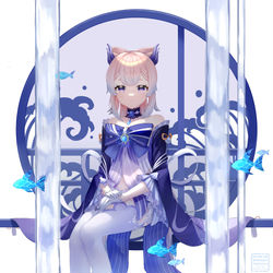 This is a pixiv picture whose title is 心海.