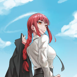 This is a pixiv picture whose title is Makima マキマ.