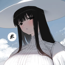 This is a pixiv picture whose title is 八尺様.