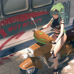 This is a pixiv picture whose title is 嘉维尔的后座只给特米米.