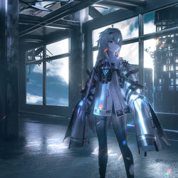 This is a pixiv picture whose title is No. 21 AfterWar.