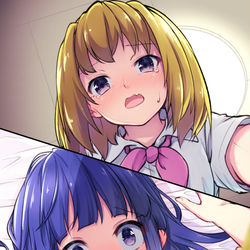 This is a pixiv picture whose title is 茶化しすぎた.