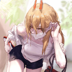 This is a pixiv picture whose title is マスクパワーちゃん.