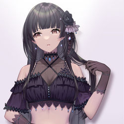 This is a pixiv picture whose title is 冬優子.