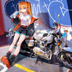 This is a pixiv picture whose title is asuka.