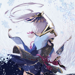 This is a pixiv picture whose title is Ayaka.