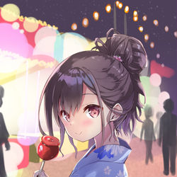 This is a pixiv picture whose title is 環菜とお祭り.