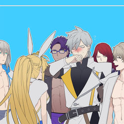 This is a pixiv picture whose title is 陛下のバニー姿.