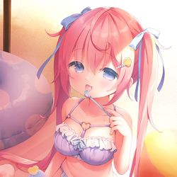 This is a pixiv picture whose title is あっついね～.